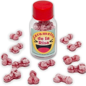 DIABLO PICANTE - 12 PENISFÃRMIGE LACHBONBONS ERDBEERE/KIRSCHE